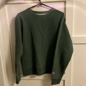 2/$11 Men’s Champion Crewneck Dark Green Size M